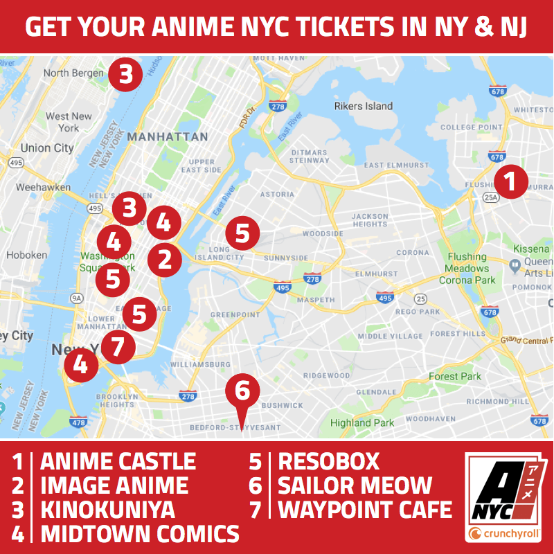 MAPS  Anime NYC