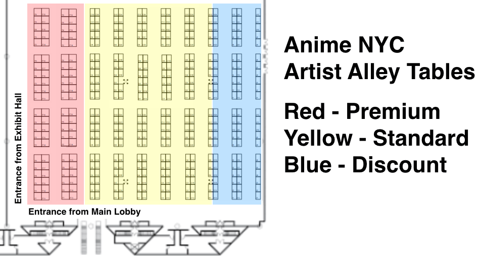 AX 22Kentia  Entertainment Hall Maps 110242  Anime Expo