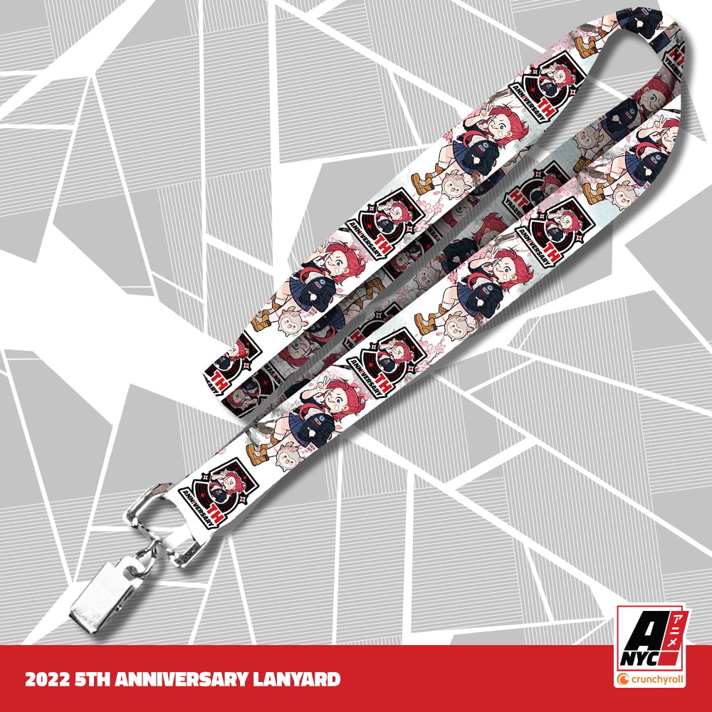 Anime NYC 2022 5th Anniversary Lanyard
