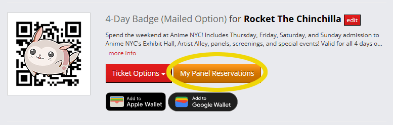 Panel Reservations - My Panel Reservations