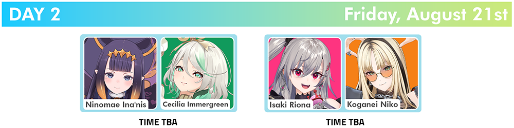 hololive - Ninomae Ina'nis, Ceilia Immergreen, Isaki Riona, Koganei Niko